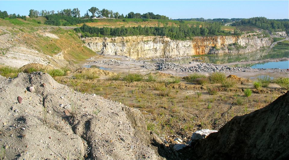 View of west side of main pit